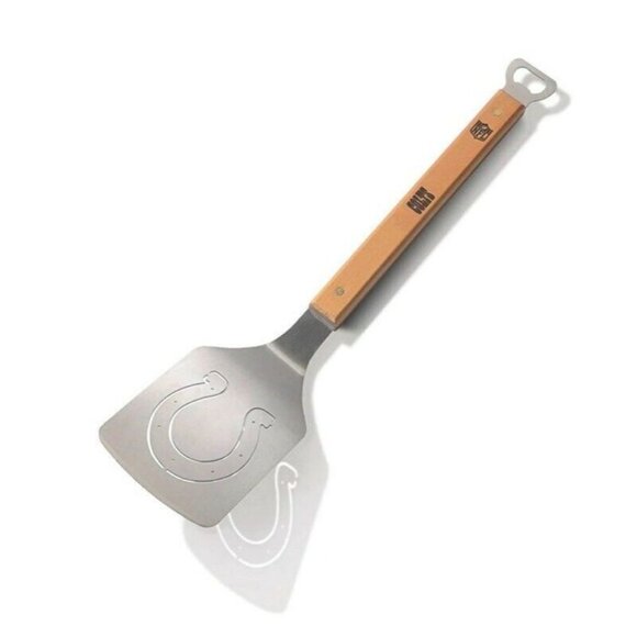 NFL Indianapolis Colts The Sportula Grilling Bottle Opener Bristle Brush Spatula - Picture 2 of 7